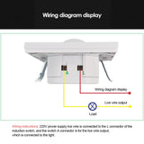 AC 110V-220V Smart PIR Motion Sensor Switch Security Light Control IR Infrared Movement Induction Detector ON/OFF/PIR Switch