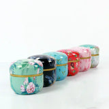 New Portable Retro Metal Tea Can Chinese Candy Coffee Bean Tea Bag Sealed Moisture-proof Container Personalized Storage Supplies