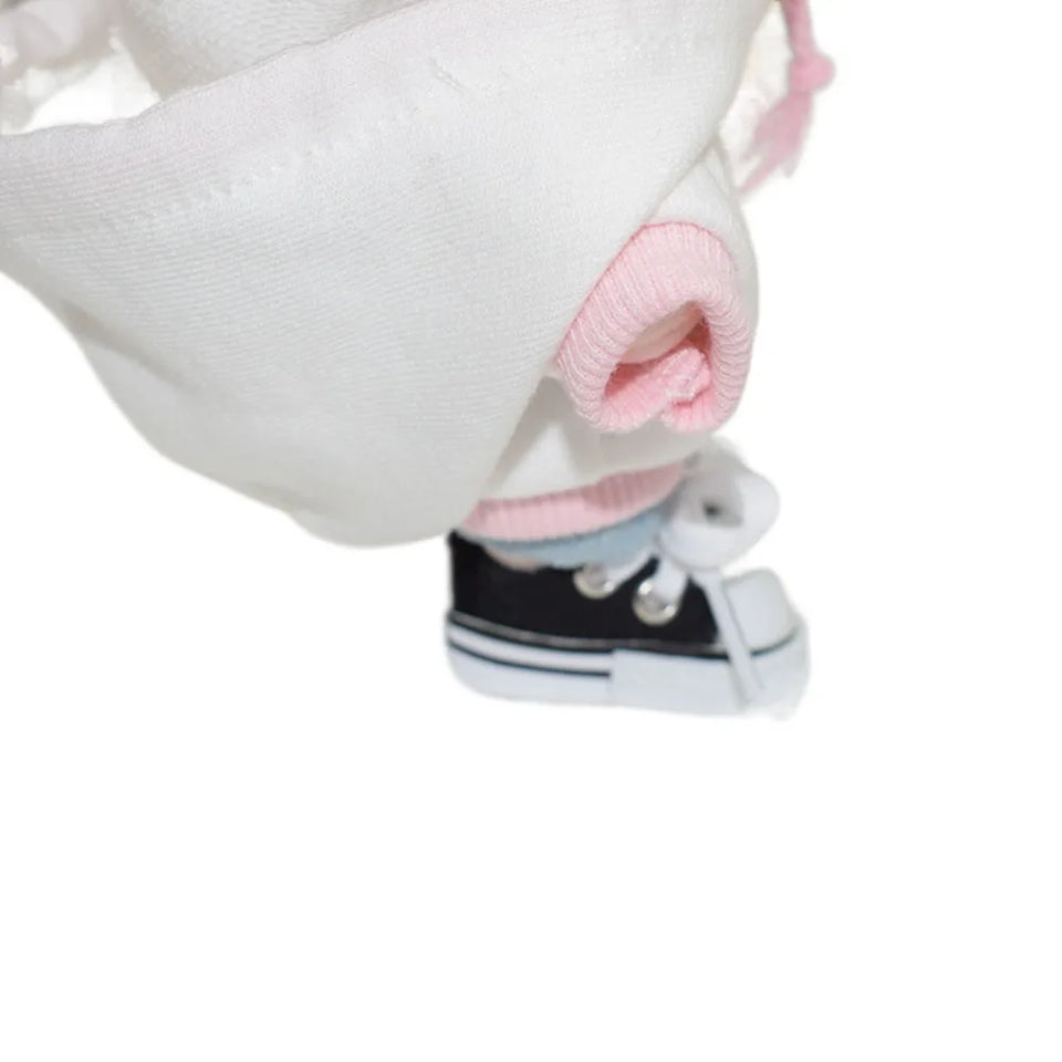 Hand-made Doll Shoes Replacement 4.5cm Doll Replacement Accessories Multiple Styles DIY Canvas Shoes for 15CM Cotton Doll