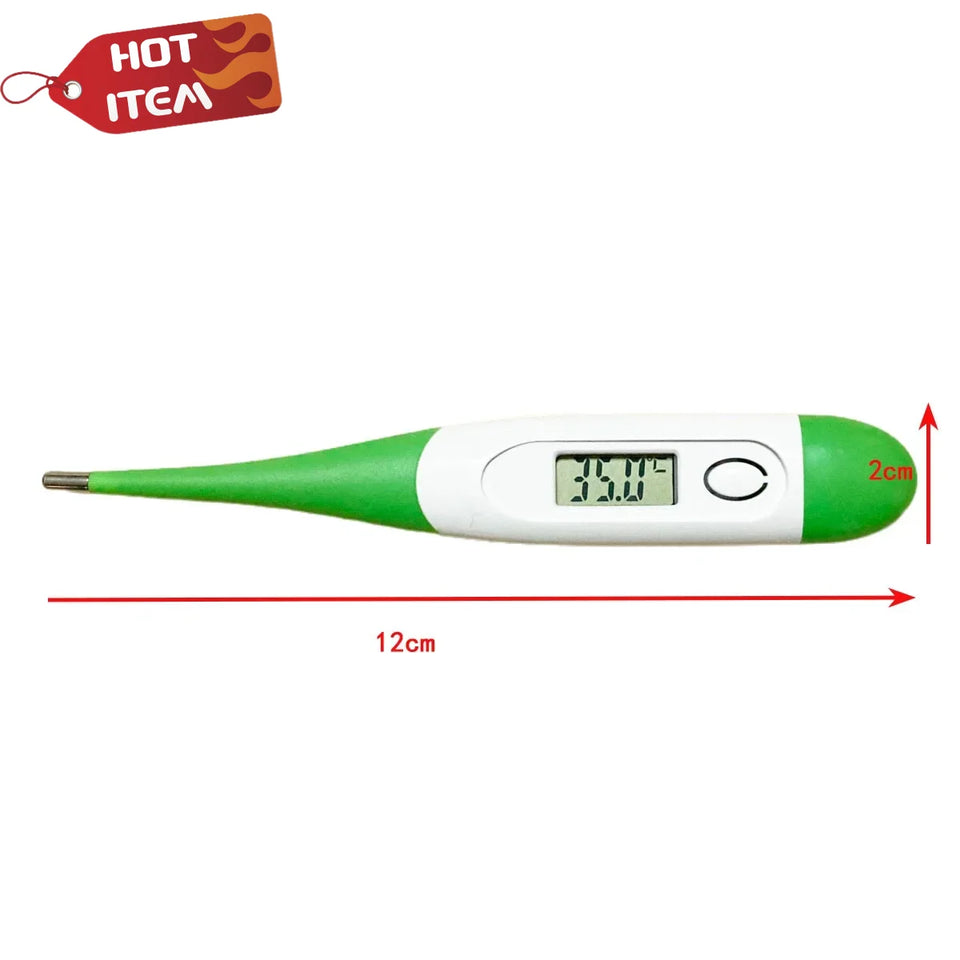 Special anal temperature measurement for farms veterinary soft head  Mercury-free and bendable electronic Medical thermometer