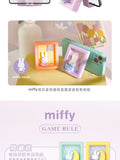 Miffy Photo Frame Phone Stand Blind Box Studying Reading Dreaming Rabbit Model Magnetic Refrigerator Sticker Decoration Gift