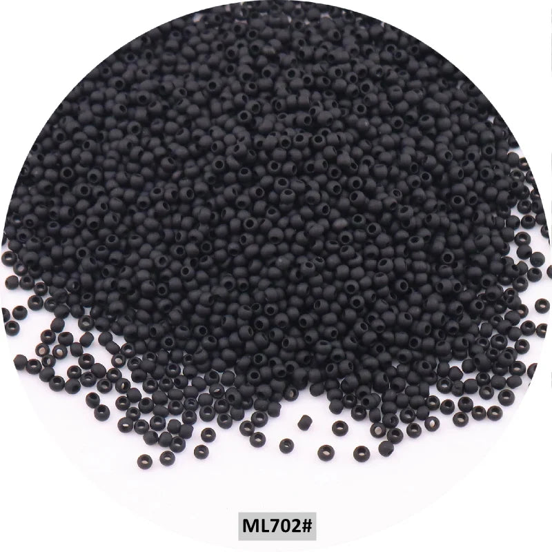 Golden 15/0 Japanese Seedbeads 1.5mm Uniform Metallic Bronze Round Spacer Glass Beads For DIY Jewelry Making Garments Accessory