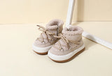 DIMI New Autumn/Winter Baby Boots Warm Plush Rubber Sole Toddler Kids Sneakers Infant Shoes Fashion Little Boys Girls Boots