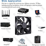 Gdstime DC 12V Waterproof Industrial Ultrasonic Humidifier Refrigeration Cooler 60mm/80mm/120mm Outdoor Water Proof Cooling Fan
