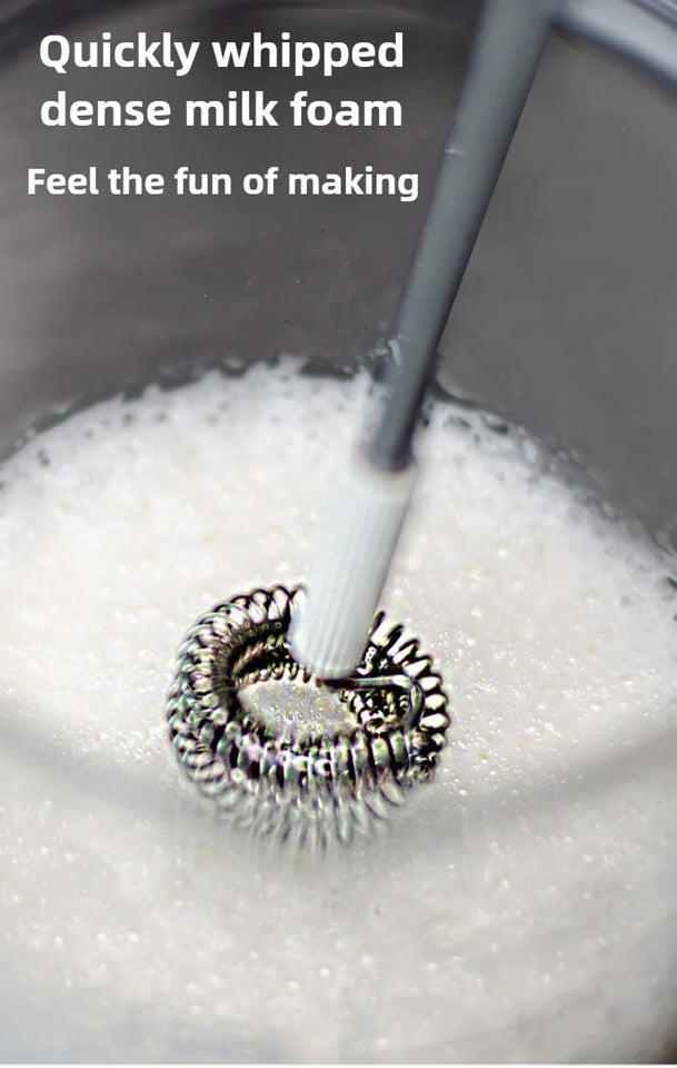 Coffee Milk Frother Portable Electric Milk Frothers Kitchen Miniature Milks Foam Machine Decoration Mixer Blender Coffeeware