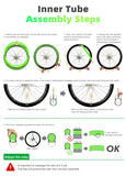 CYCLAMI Ultralight Bike Inner Tube 26 27.5 29 Inches MTB Bicycle TPU Material Tire 45mm French Valve Super Light Anti-Oxidation