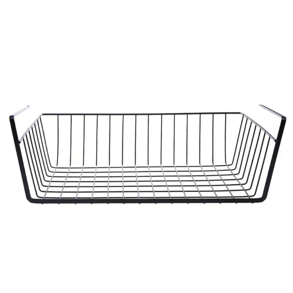 New S/L Cupboard Under Storage Iron Cabinet Closet Desk Hanging Mesh Basket Wire Bookcase Shelf Rack Organizer