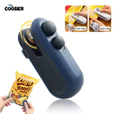 Mini Heat Bag Sealer Rechargeable Food Packaging Heat Sealer Handheld Plastic Bag Sealing Machine Food Package Clip Bag Sealer