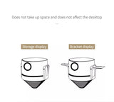 304 Stainless Steel Portable Coffee Filter Drip Coffee Tea Holder Reusable Mug Coffee Dripper Tea Cup Set Coffee Pot Coffeeware