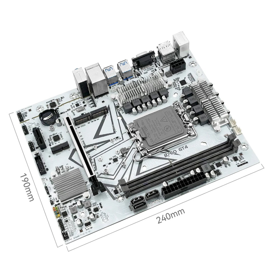 MACHINIST B760 GT4 DDR4 Motherboard LGA 1700 Support Intel Core I3/i5/i7/i9 12th 13th Processor CPU Dual Channel Memory
