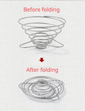 1PC Espresso Coffee Filter Net Foldable Coffee Dripper Filter Cup Holder Drip Coffee Maker Refillable Spring Style Brewer