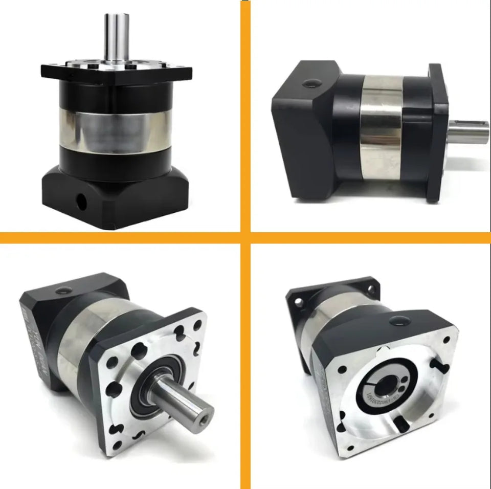 High Precision Planetary Reducer 6.35/8/11/14mm input Ratio 5:1 10:1 for Nema 23 57mm Nema34 86 Stepper 60mm Servo Motor Gearbox