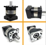 High Precision Planetary Reducer 6.35/8/11/14mm input Ratio 5:1 10:1 for Nema 23 57mm Nema34 86 Stepper 60mm Servo Motor Gearbox