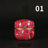 New Portable Retro Metal Tea Can Chinese Candy Coffee Bean Tea Bag Sealed Moisture-proof Container Personalized Storage Supplies