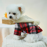 Extra Thick Denim Pet Dog Clothes Breathable French Bulldog Fleece Down Jacket Medium Puppy Clothing Winter York Cat Sweatshirt