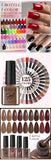 LILYCUTE 6Pcs/set 7ml Coffee Series Gel Nail Polish Kit 125 Colors Manicure Semi Permanent Soak Off UV Nail Art Gel Varnish