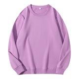Autumn O-Neck Cotton Women's Sweatshirt Hoodies Basic Loose Casual Women Pullover Solid Sweatshirt Ladies Tops Factory Wholesale