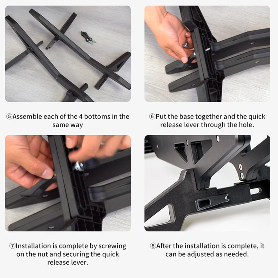 Floor Bicycle Stands Adjustable Bike Floor Kickstand Anti-Slip Bike Parking Stand Bike Display Shelf Cycling Accessories
