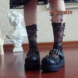 Hollow Rivet Belt Buckle Pumps Solid Black Shallow Wedges Heel Women Pumps Fashion Casual 2025 New Arrivals Spring/autumn Pumps
