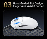 Attack Shark X8 SE Wireless Gaming Mouse | 55g Ultra-Light | 1KHz Wired/Wireless | PAW3311 25K DPI | Tri-Mode | 80M Clicks