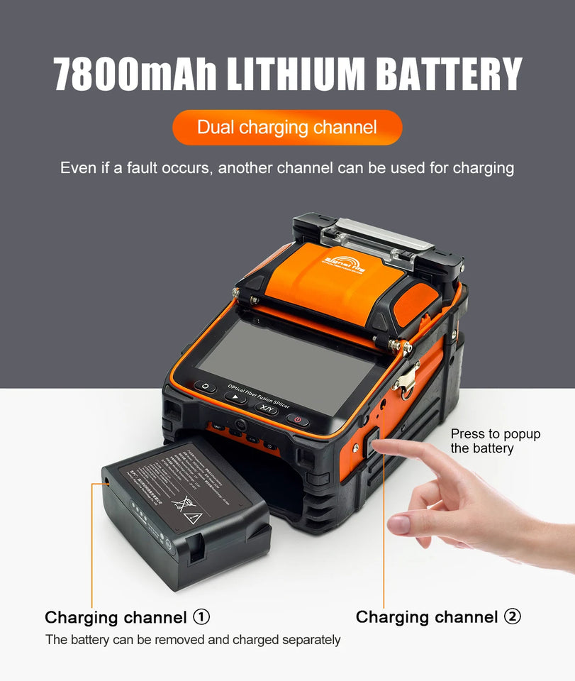 Signalfire AI-9 AI-5 Pro AI-6C+ AI-6A+ AI-20 AI-30 Multi-language Fiber Optic Splicing Machine Optical Fiber Fusion Splicer