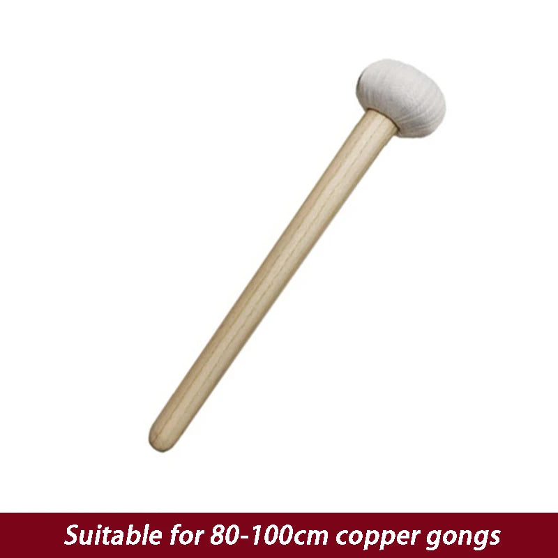 Professional Gong Hammer Handmade Gongs Hammer Percussion Musical Instrument Accessories Copper Gong Specific Wooden Mallet