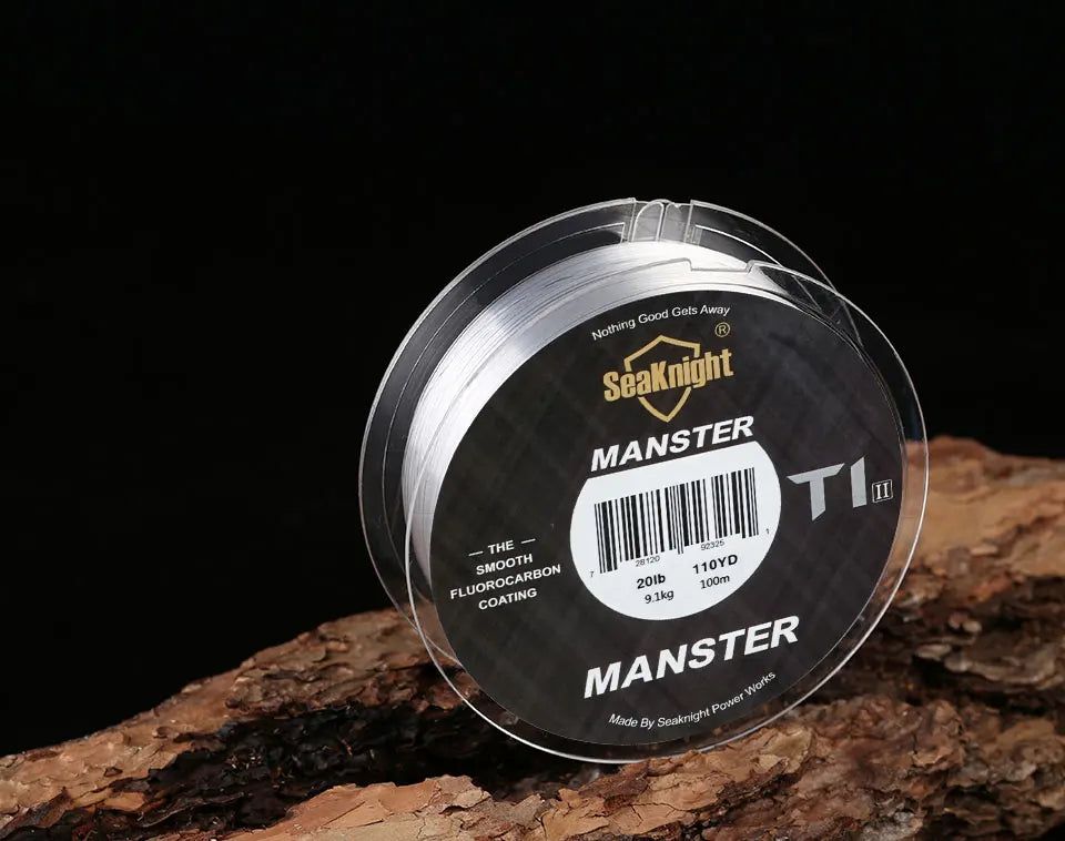 SeaKnight Brand T1II Fluorocarbon Coating Nylon Fishing Line 100M Leader Sinking Monofilament Smooth Carp Fishing Line