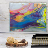 Acrylic Flow Medium for Acrylic Paint, High FlowPouringMedium, Improves Consistency, Transparency and Smoothness for Fluid Art