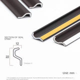 6M Self Adhesive Casement Window Door Sealing Strips Wearable Seal Foam Tape Acoustic Waterproof Dustproof Weather Stripping