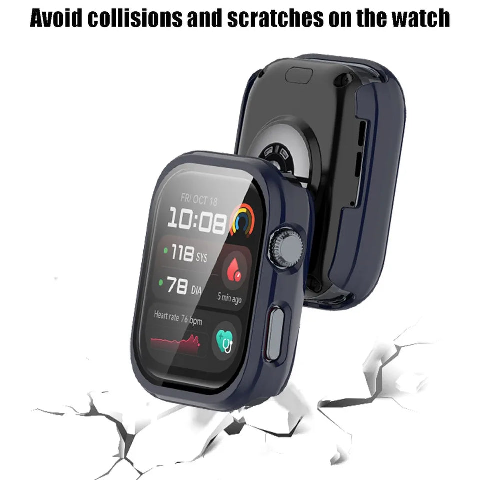 Tempered Glass+PC Case for Huawei Watch D2 Screen Protector Anti-scratch Bumper Protective Cover for Huawei Watch D2 Accessories