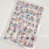 Sylvanian Families Stickers with Beautiful  Photo Cut Film PET Stickers House Scene Handmade Account Cute Guka Stickers