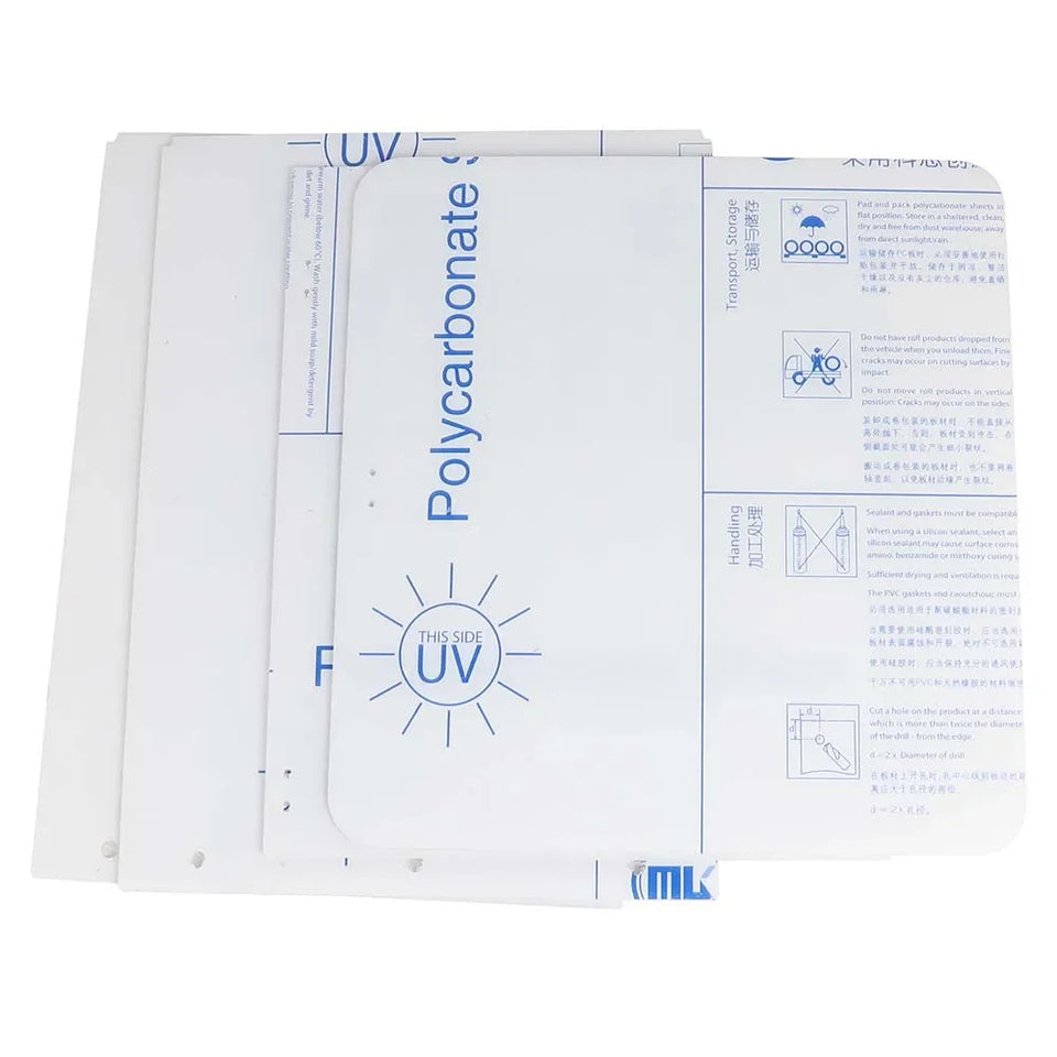 Flashforge Adventurer 5M AD5M 3D Printer DIY Enclosure Panel Kit Clear Polycarbonate PC Sheet 3mm