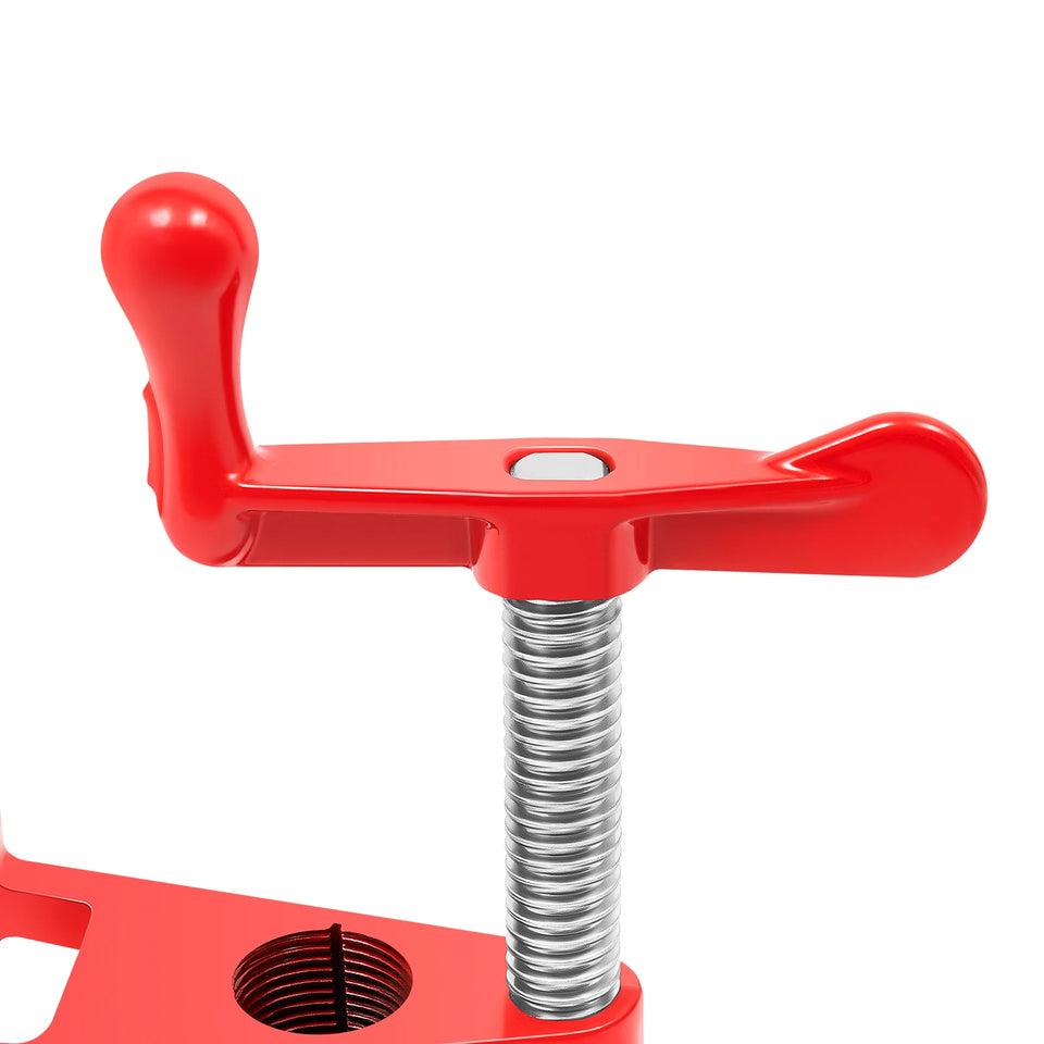 4 Pcs 3/4" Wood Gluing Pipe Clamp Set for Woodworking Lumber Stores, Manufacturing Plants, Repair Shops