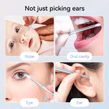 Ear Otoscope With 6LED Lights 3.9mm Ultra-Thin 1080PHD Smart Visual Ear Camera Digital Otoscope for Kids and Adults