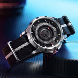BERNY Automatic Skeleton Watch For Men 3D Dial 5ATM Luminous Sapphire 316L Steel MIYOTA 82S0 Mechanical Top Luxury Men's Watches