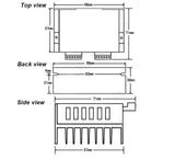 Linear Rail Kit Sliding Table Ball Screw Module Slide Stage 50-300mm Stroke Nema23 Stepper Motor 1.2Nm Power Supply Driver CNC