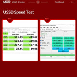 ORICO New Trend USSD Solid State U Disk 520MB/S High Speed Mobile SSD Pen Drive Type C 1TB 512GB 256GB 128GB USB Flash Drives