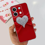 For Xiaomi Redmi Note 13 4G Case Cute Cat Butterfly Cover Soft Silicone Phone Case For Redmi Note 13 Pro Plus Note13 Full Bumper