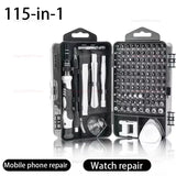 115-in-1 Precision Screwdriver Set for Electronics Repair DIY Tools Kit for Phone Laptop PC Watches Glasses and Eyewear