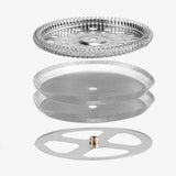 3pcs Reusable French Press Filters Mesh Filter Replacement For 350 800 1000ML For Espresso Machine Coffee Pot Filter Mesh