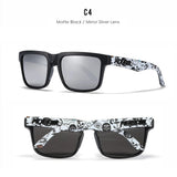 KDEAM New Arrivals Fashion Square Polarized Sunglasses For Men And Women Fishing Sun Glasses Colorful Lens With Hard Case