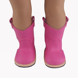 7.5cm American Dolls Leather Boots 8cm Highth PU High-quality Doll Shoes For 43cm New Born Doll 1/3 BJD Girl Dolls