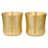 Brass Tea Cups Tea Mug Homeware China Antique Bar Drinkware Ancient Teacup For Drink Tea Coffee Tabletop Home Office Decor