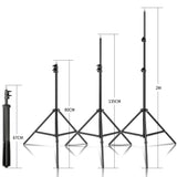 SH 115/135W LED COB Video Light Photography Lamp With Tripod Softbox Remote Control Video Light For Skit Video Photography