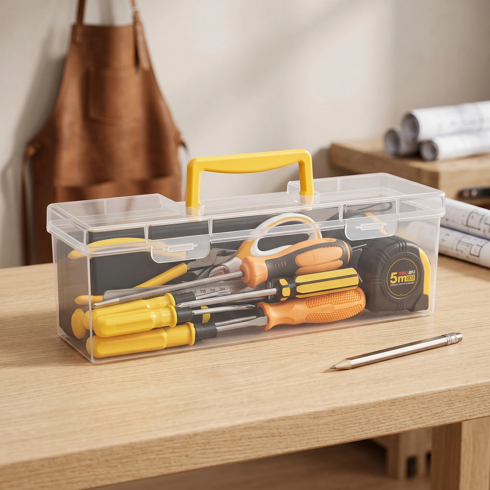 Tool Box Organizer, Hardware Organizer Box  - Durable Screw Organizer For Nuts, Bolts, Screws, Nails, and Small Hardware.