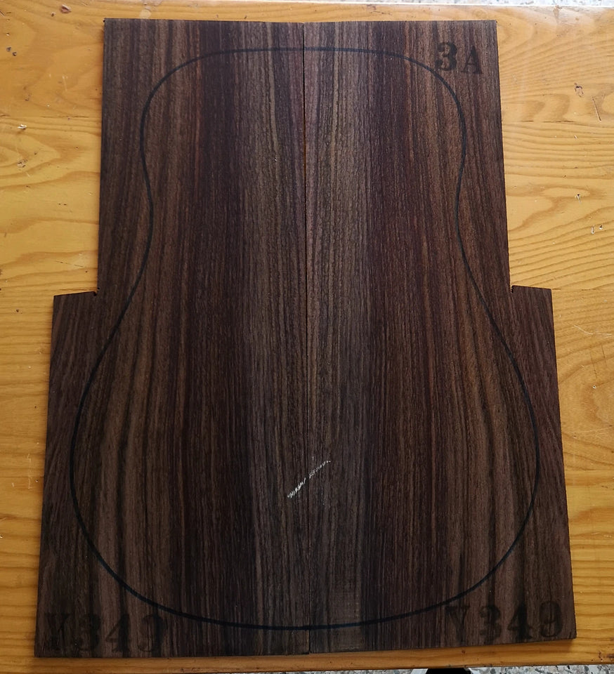 AAA Grade India Rose guitar back/side board All-Solid acoustic Guitar making material accessories Solid Woods Number selection
