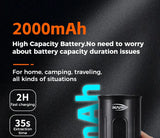 IKAPE Portable Coffee Machine Fit Capsules Ground Coffee Handheld Coffee Maker Manually For Camping Hiking No Heating Function