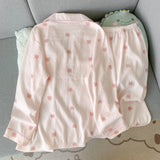 Spring/Autumn New Arrivals: Cloud-Print Cotton Long-Sleeved Pyjama Set for Women Adorable Sweetheart Style Nightwear Homewear Se