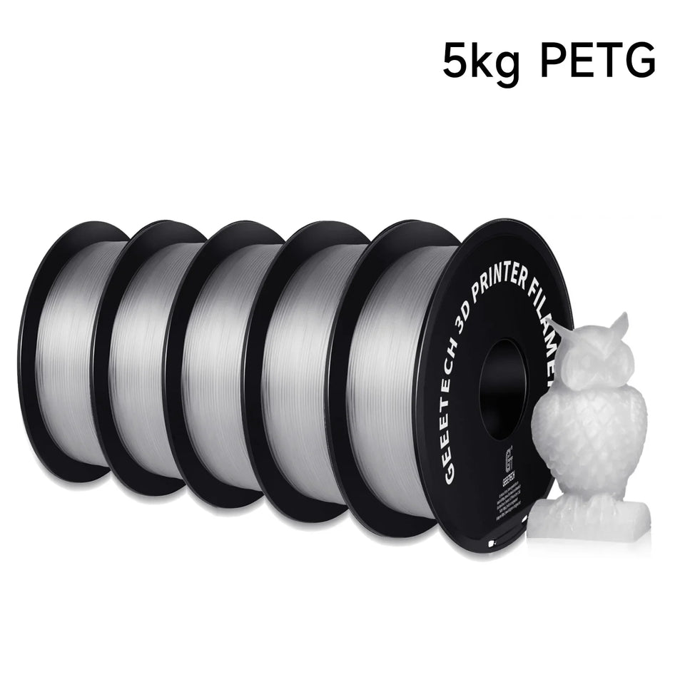 Geeetech 5kg PETG 1.75mm Filament 3d print wire Vacuum Packaging Local Warehouses Colorful Plastic for most FDM 3D printer
