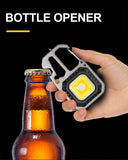 Ultra Small Mini LED Light Small Flashlight Keychain Light Strong Light Ultra Light Portable Flashlight